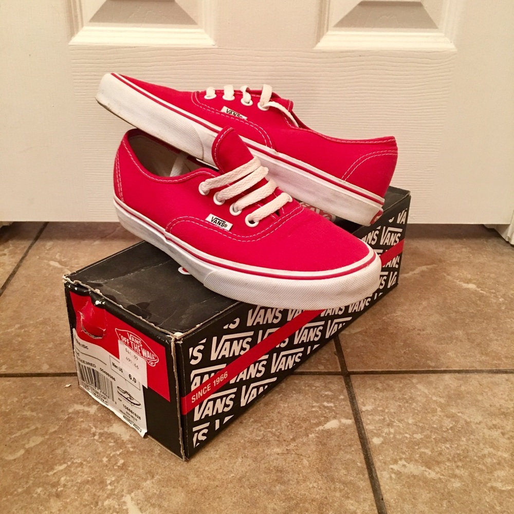 Red Vans